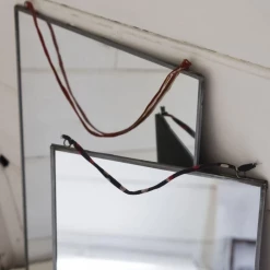 Nkuku Kiko Large Antique Zinc Mirror