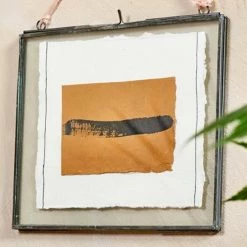 Nkuku Kiko Extra Large Landscape Frame In Zinc