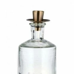 Nkuku Sirsa Wide Glass Candlestick