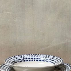Nkuku Indigo Drop Pasta Bowl