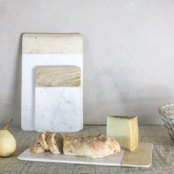 Nkuku Bwari Short Marble Board White