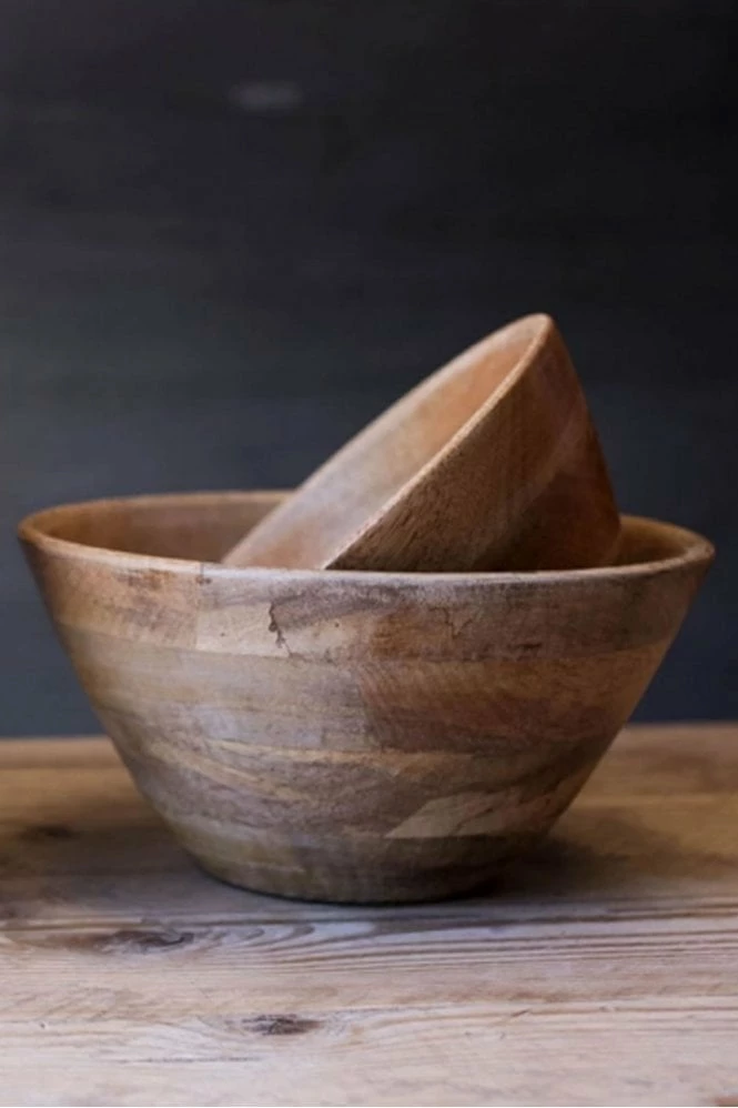 Nkuku Indus Wooden Bowl Medium 1 Nkuku Indus Wooden Bowl Medium