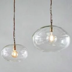 Nkuku Otoro Glass Pendant Light