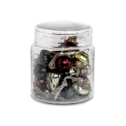 Nkuku Glass Baubles in A Sweets Jar Mixed