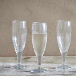 Nkuku Yala Clear Champagne Glass