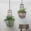 Nkuku Abari Caged Hanging Planter Small