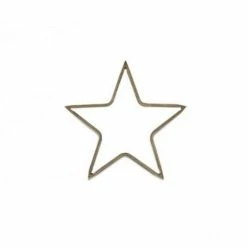 Nkuku Solid Brass Star Medium