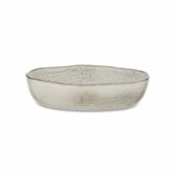 Nkuku Small Cream Amina Serving Bowl