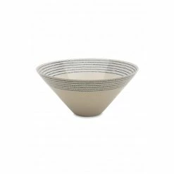 Nkuku Indigo Bria Ceramic Serving Bowl