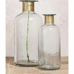 Nkuku CHARA Hammered Bottle Hammered