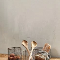 Nkuku Large Inkollu Basket Bowl In Aged Brass