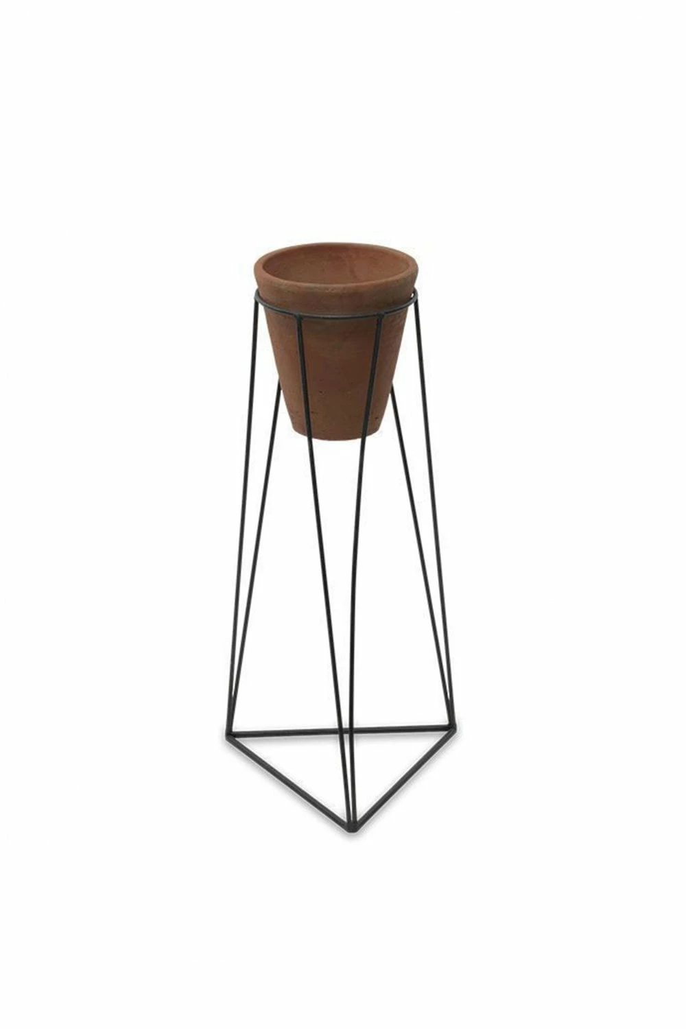 Nkuku Jara Terracotta Planter with Stand 1 Nkuku Jara Terracotta Planter with Stand