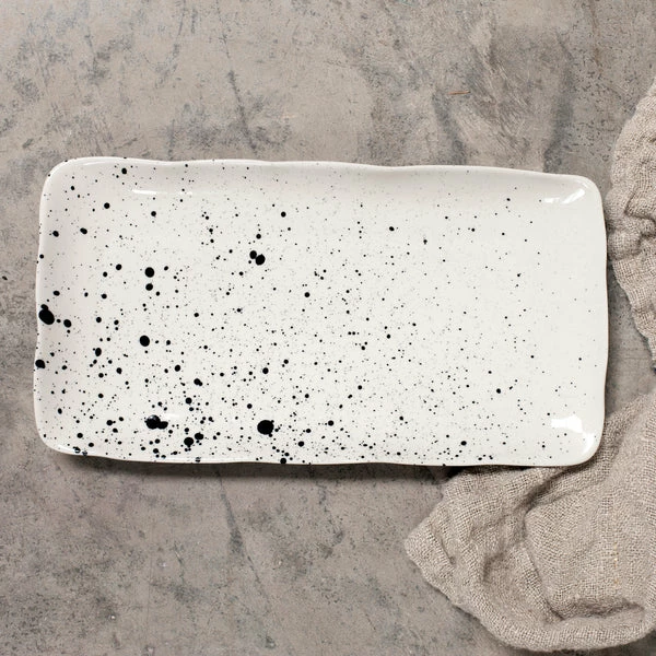 Nkuku Black Splatter Platter 1 Nkuku Black Splatter Platter