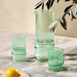 Nkuku Kaneti Bubble Tumbler - Aqua - Set Of 4 5 Nkuku Kaneti Bubble Tumbler - Aqua - Set Of 4
