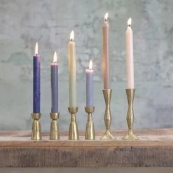 Nkuku Jahi Brass Candlestick Tall