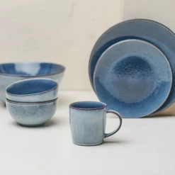 Nkuku Dakara Grey Navy Serving Bowl 5 Nkuku Dakara Grey Navy Serving Bowl