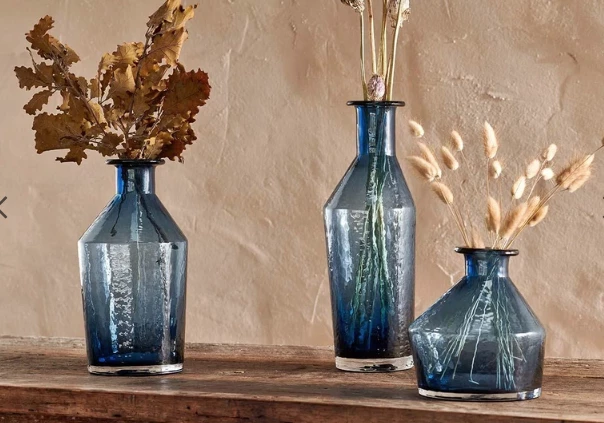 Nkuku Zaani Glass Vase Wide 2 Nkuku Zaani Glass Vase Wide