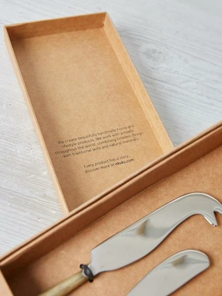 Nkuku Osko Gold Cheese Butter Knife 5 Nkuku Osko Gold Cheese Butter Knife