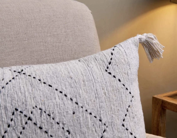 Nkuku Kajala Cotton Cushion In Natural 60 X 40 1 Nkuku Kajala Cotton Cushion In Natural 60 X 40