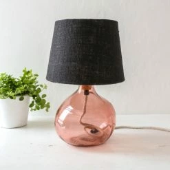 Nkuku Dia Jute Lampshade - Small Ink