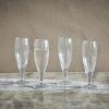 Nkuku Yala Hammered Champagne Flute Set Of Four