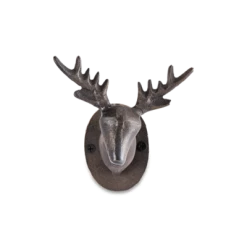 Nkuku Stag Door Knocker Black 7 Nkuku Stag Door Knocker Black