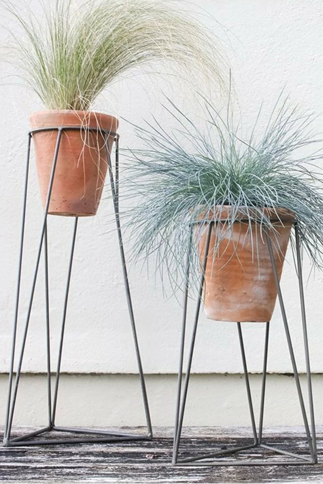 Nkuku Jara Terracotta Planter with Stand 2 Nkuku Jara Terracotta Planter with Stand