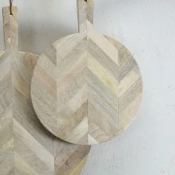 Nkuku Mango Wood Nalbari Pizza Board Small