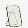 Nkuku Standing Photo Frame, Antique Brass 10x15cm