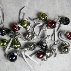 Nkuku Glass Baubles in A Sweets Jar Mixed