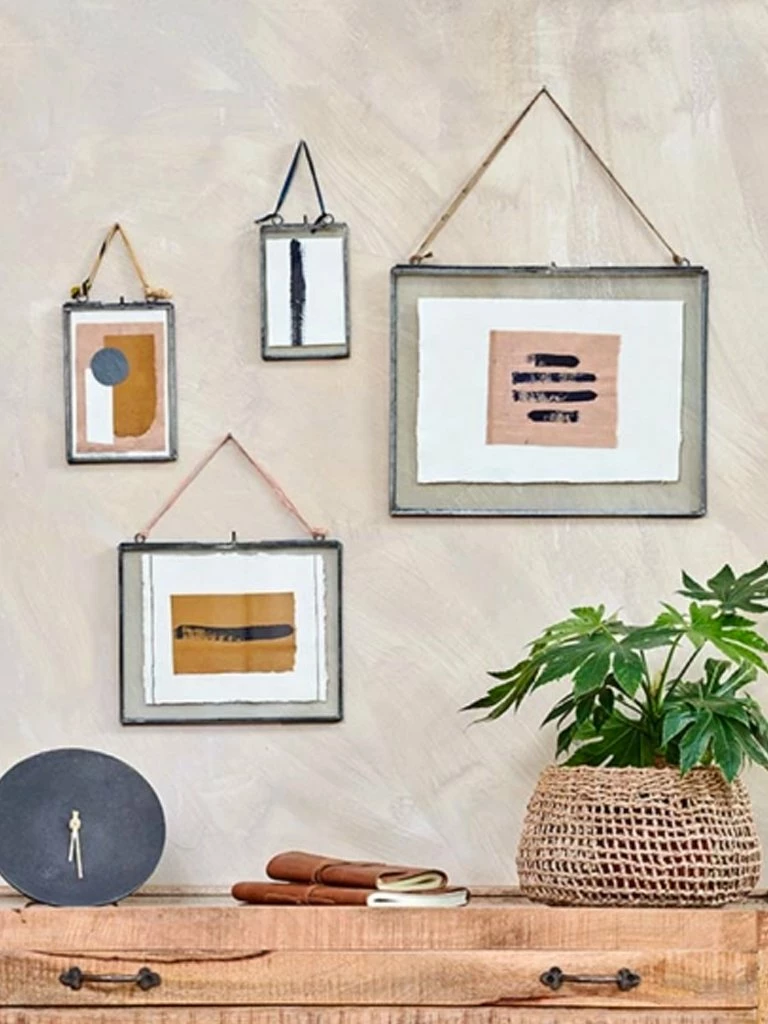 Nkuku Kiko Medium Landscape Frame In Zinc 1 Nkuku Kiko Medium Landscape Frame In Zinc