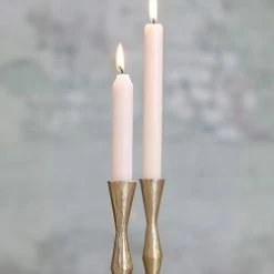 Nkuku NKUKU BRUSHED GOLD JAHI CANDLE HOLDER 16 X 5 Cm