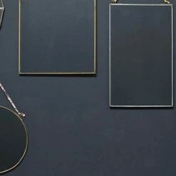 Nkuku Kiko Brass Mirror 30 X 30cm