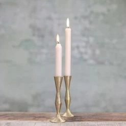 Nkuku Jahi Brass Candlestick Tall