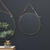 Nkuku Kiko Brass Round Mirror