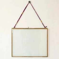 Nkuku Extra Large Antique Brass Kiko Frame 36x29cm - Landscape