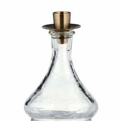 Nkuku Sirsa Tapered Glass Candlestick