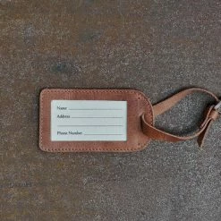 Nkuku Namba Leather Luggage Tag By