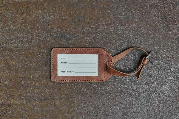 Nkuku Namba Leather Luggage Tag By 1 Nkuku Namba Leather Luggage Tag By