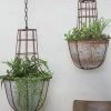 Nkuku Abari Caged Hanging Planter