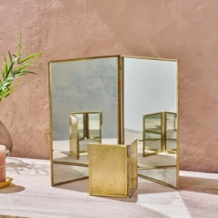 Nkuku Kiko Small Folding Mirror 4 Nkuku Kiko Small Folding Mirror