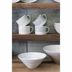 Nkuku Indigo Bria Ceramic Serving Bowl 5 Nkuku Indigo Bria Ceramic Serving Bowl