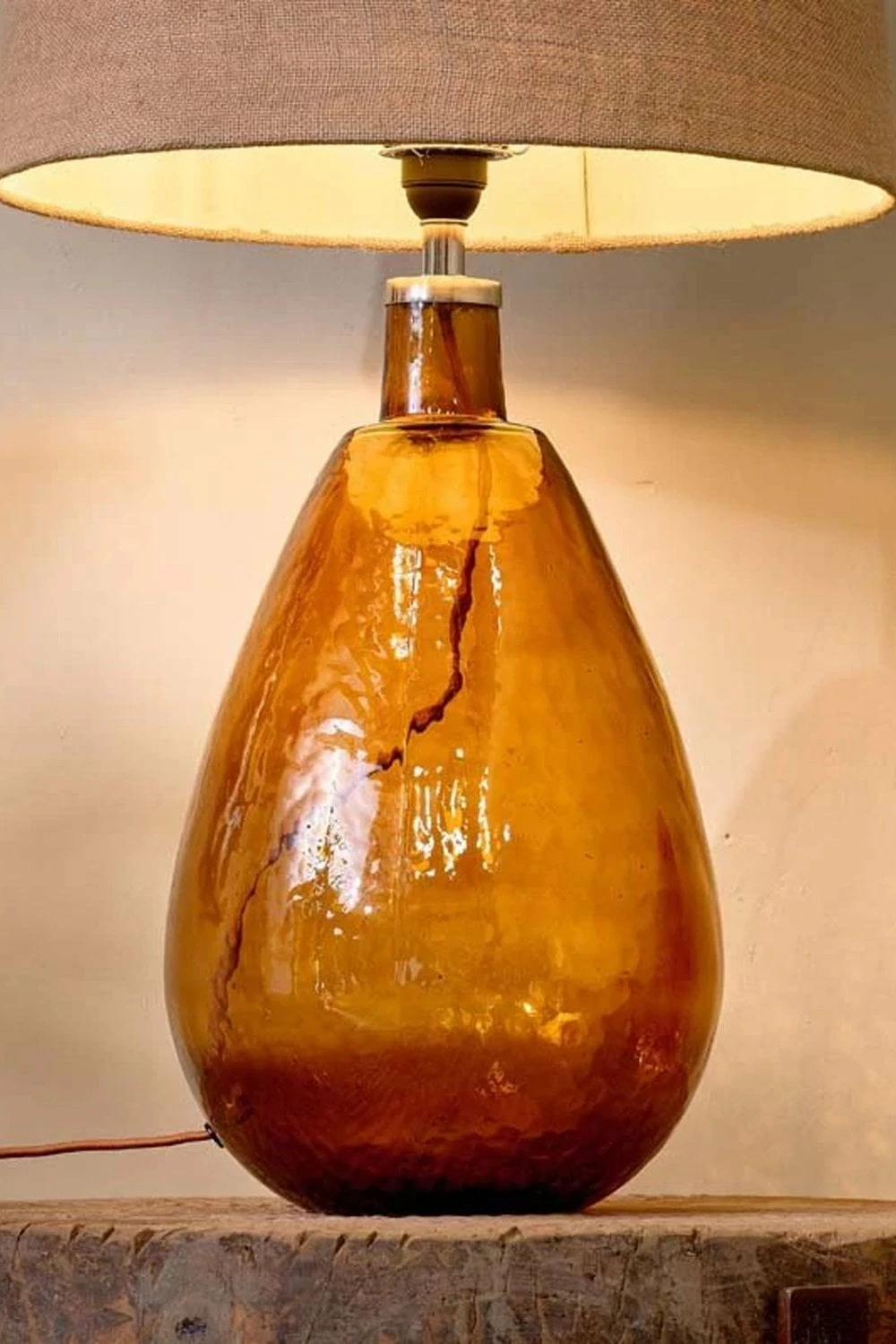 Nkuku Baba Glass Lamp Large Tall 2 Nkuku Baba Glass Lamp Large Tall