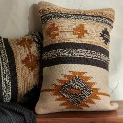 Nkuku Nkuku Mustard Grey Tussi Sia Cushion