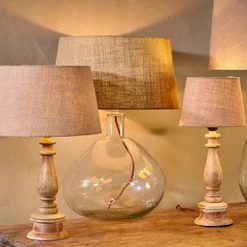 Nkuku Dia Jute Lampshade - Natural