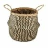 Nkuku Ekuri Basket In Black And Natural