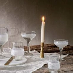 Nkuku Anara Etched Tumbler Clear