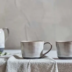 Nkuku Set of 2 Edo Small Mug - Slate