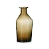 Nkuku Coffee Brown Zaani Glass Vase Medium