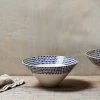 Nkuku Indigo Drop Serving Bowl